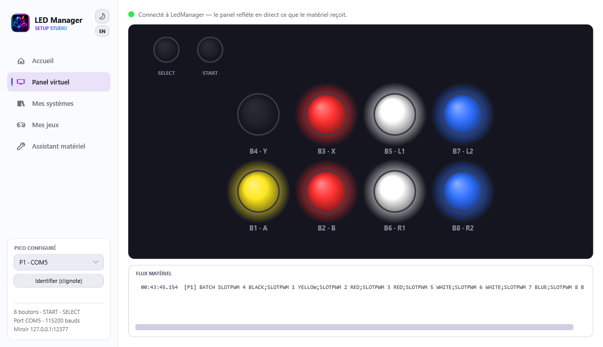Panel virtuel
